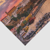 Sunset over Mahon harbor - Menorca, Spain Tissuepapier (Detail)