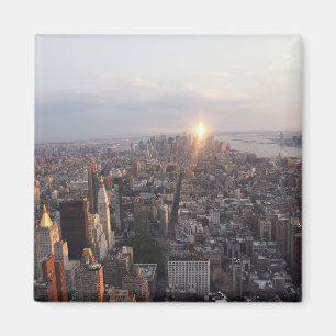 Sunset over Manhattan Magneet