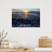 Sunset over McMurdo Sound, Antarctica Poster (Keuken)