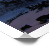 Sunset over McMurdo Sound, Antarctica Poster (Hoek)