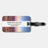 Sunset Over Monument Valley Arizona Bagagelabel (Achterkant horizontaal)