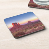 Sunset Over Monument Valley Arizona Bier Onderzetter (Linkerzijde)