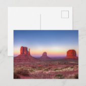 Sunset Over Monument Valley Arizona Briefkaart (Voorkant / Achterkant)