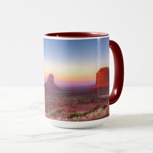 Sunset Over Monument Valley Arizona Mok (Voorkant rechts)