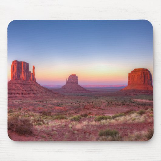 Sunset Over Monument Valley Arizona Muismat (Voorkant)