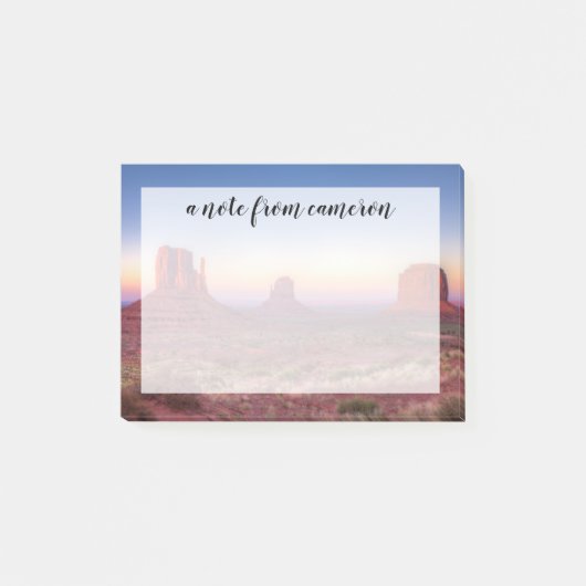 Sunset Over Monument Valley Arizona Post-it® Notes (Voorkant)