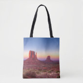 Sunset Over Monument Valley Arizona Tote Bag (Voorkant)