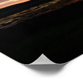 Sunset over Mormon Lake Poster (Hoek)