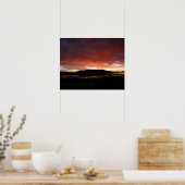 Sunset over Mormon Lake Poster (Keuken)