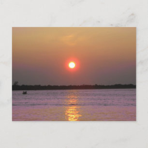 Sunset over New Jersey Briefkaart