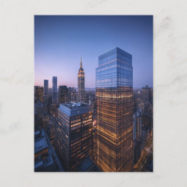 Sunset Over New York Briefkaart