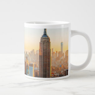 Sunset Over New York Grote Koffiekop