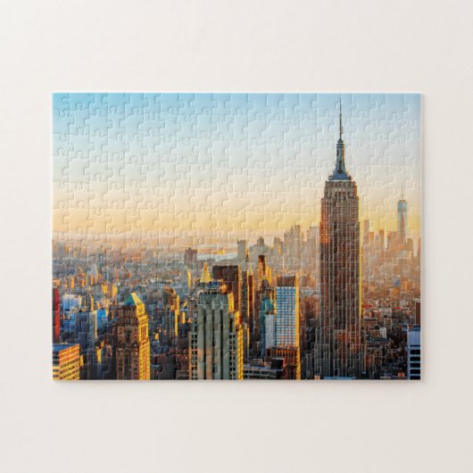 Sunset Over New York Legpuzzel (Horizontaal)