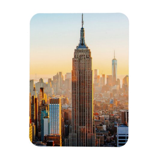 Sunset Over New York Magneet (Verticaal)