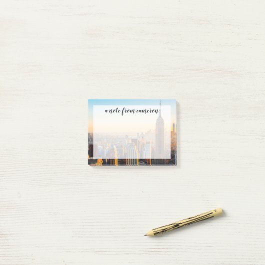 Sunset Over New York Post-it® Notes (Op bureau)