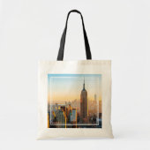 Sunset Over New York Tote Bag (Voorkant)