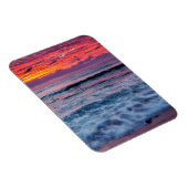 Sunset over oceaangolven, Californië Magneet (Rechterzijde)