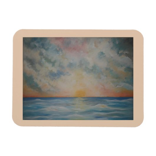 Sunset over Ocean Kitchen magnet Magneet (Horizontaal)