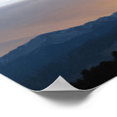 Sunset over Pike's piek - Psalm 27:1 Poster (Hoek)