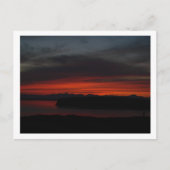 Sunset over Puget Sound Briefkaart (Voorkant)