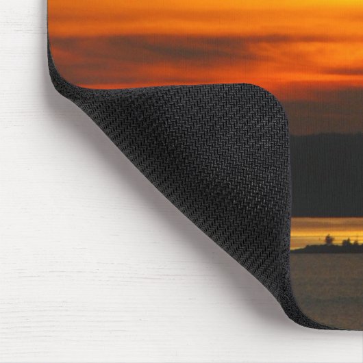 Sunset over Puget Sound Mousepad Muismat (Hoek)