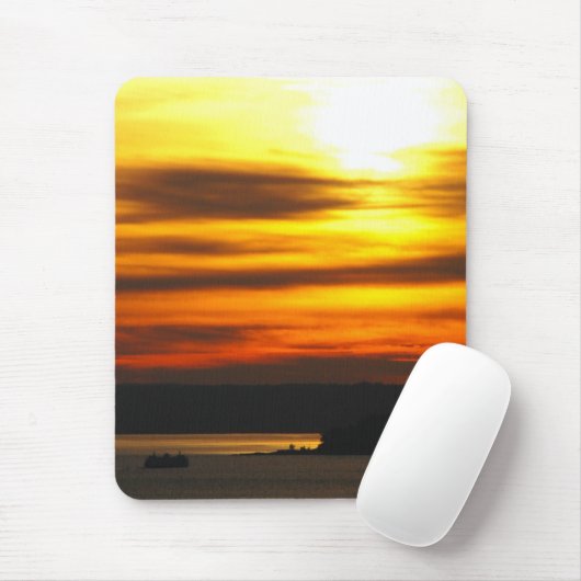 Sunset over Puget Sound Mousepad Muismat (Met muis)