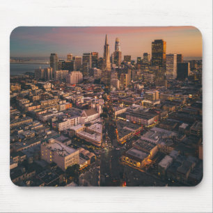 Sunset Over San Francisco Financial District Muismat