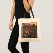 Sunset Over San Francisco Financial District Tote Bag (Voorkant (product))