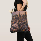 Sunset Over San Francisco Financial District Tote Bag (Dichtbij)