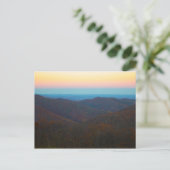 Sunset Over Shenandoah National Park, Virginia Briefkaart (Staand voorkant)