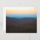 Sunset Over Shenandoah National Park, Virginia Briefkaart (Voorkant / Achterkant)