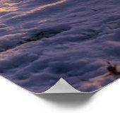 Sunset over sneeuwwinterpark poster (Hoek)