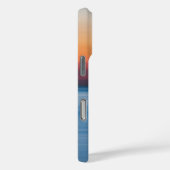 Sunset Over Still Ocean – Dark Zee en Red Sky Case-Mate iPhone Case (Achterkant / Rechts)