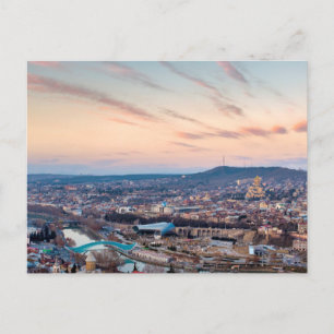 Sunset over Tbilisi Briefkaart