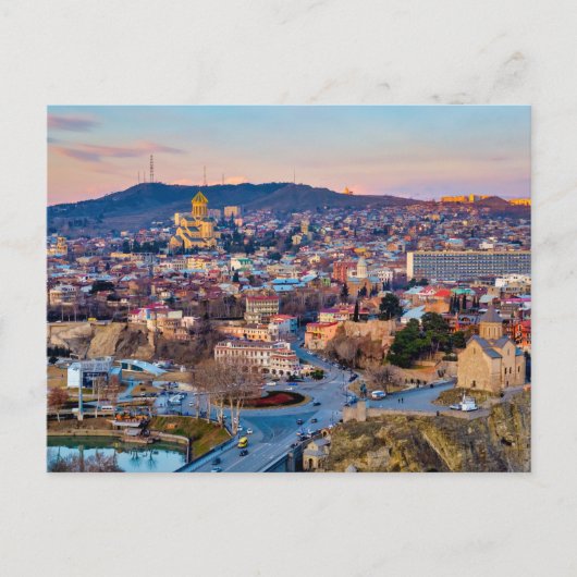 Sunset over Tbilisi Briefkaart (Voorkant)