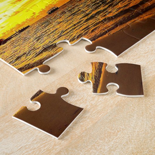 Sunset Over the Maldives Legpuzzel (Zijkant)