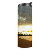 Sunset Over the Maldives Thermosbeker (Gedraaid links)