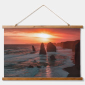 Sunset Over the Ocean Cliffs Wall Art Hangend Wandkleed (Voorkant)