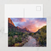 Sunset Over the Watchman Briefkaart (Voorkant / Achterkant)