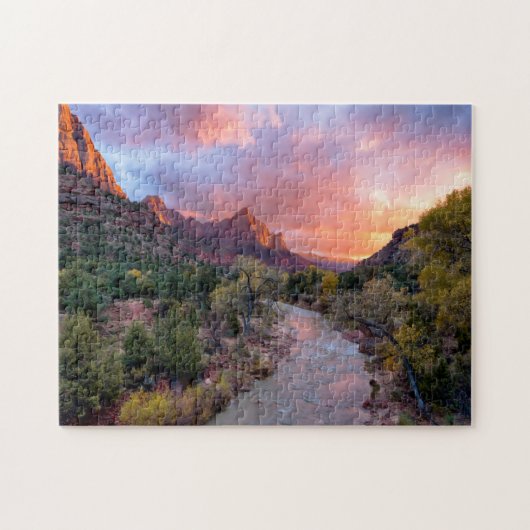 Sunset Over the Watchman Legpuzzel (Horizontaal)