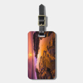 Sunset-over-tidepools, Hawaii Bagagelabel (Voorkant verticaal)