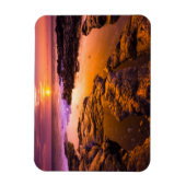 Sunset-over-tidepools, Hawaii Magneet (Verticaal)