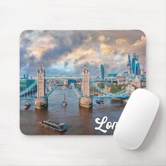 Sunset Over Tower Bridge, Londen, Engeland Muismat (Met muis)