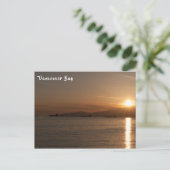 Sunset over Vancouver Bay - Canada Briefkaart (Staand voorkant)