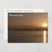 Sunset over Vancouver Bay - Canada Briefkaart (Voorkant / Achterkant)