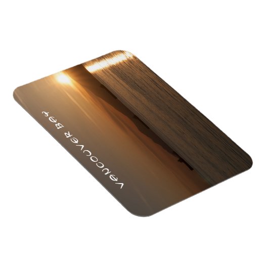 Sunset over Vancouver Bay - Canada Magneet (Rechterzijde)