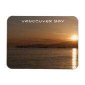 Sunset over Vancouver Bay - Canada Magneet (Horizontaal)