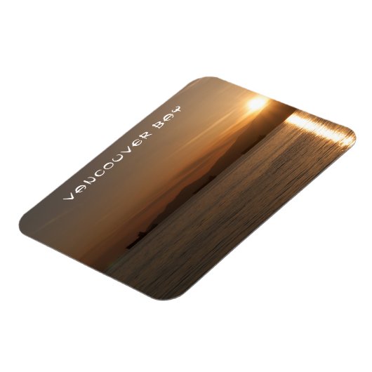 Sunset over Vancouver Bay - Canada Magneet (Linkerzijde)