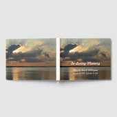 Sunset over Water Begrafenis of Memorial Gastenboe Gastenboek (Volledig)