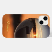 Sunset Over Water Crystal Ball - Dream Case-Mate iPhone Case (Achterkant (horizontaal))